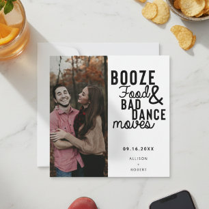 Sprit Food & Bad Dance Moves Funny Date Photo Spara Datumet