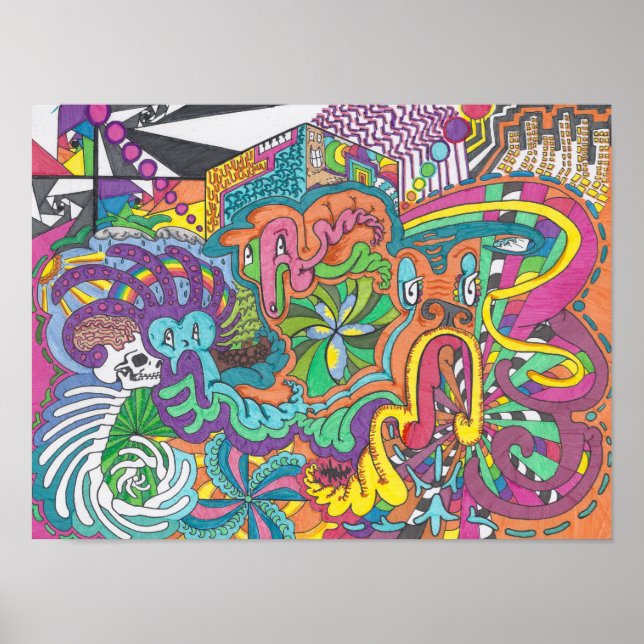 Sprit från Färg Springa Amok Poster (Framsidan)