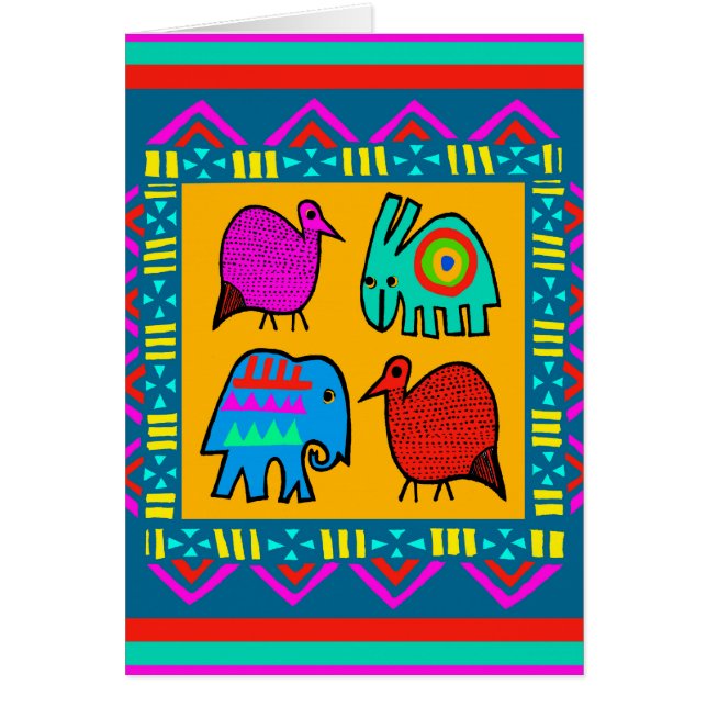 Sprit från stamdjur hälsningskort (Framsidan)