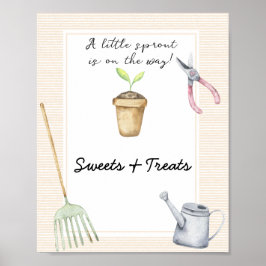 Sprit - godis och behandling av babydusch poster