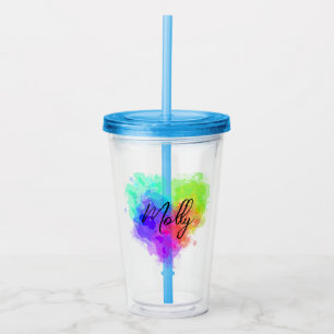 Sprit hjärta take away mugg