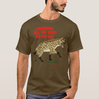 Sprit Hyena Laughing hela vägen T Shirt