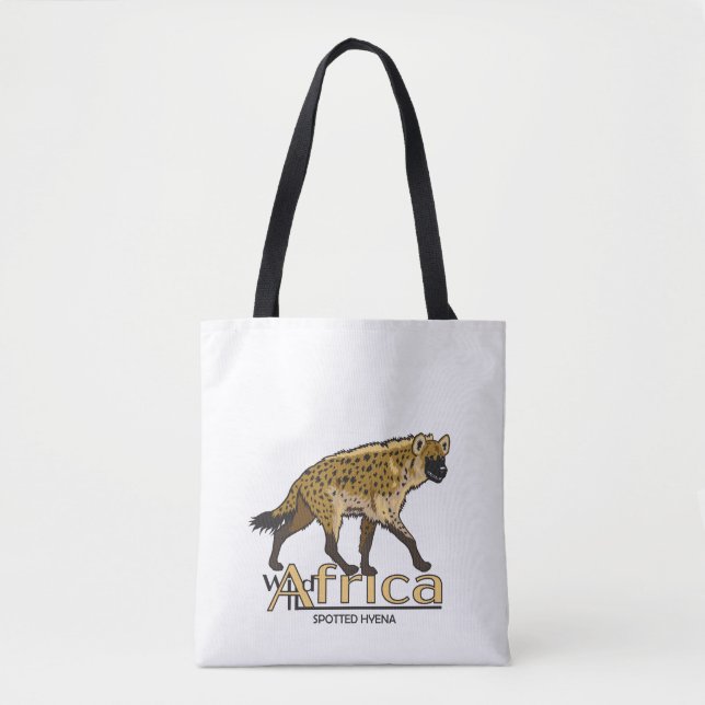 Sprit hyena. Vildens Afrika Tygkasse (Framsida)
