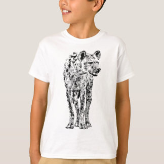 Sprit Hyena Wildlife för Hyena Fläkt T Shirt