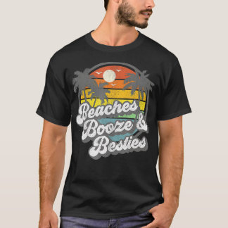Sprit och Besties Funny Retro 70s Beach Wo T Shirt