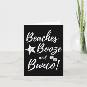 Sprit och Bunco Dice Sommar Kort
