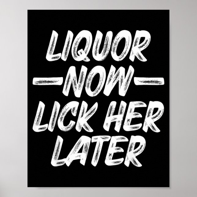 Sprit slicka henne senare kul dricka möhippa poster (Framsidan)