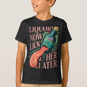 Sprit slicka henne senare kul drickande svensexa t shirt