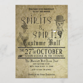 Sprit Vuxen Halloween fest inbjudan
