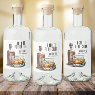  SPRITFLASKOR ETIKETT