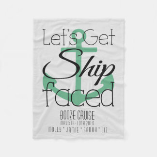 Spritkryssning, Bachelorette helg, personlig Fleecefilt