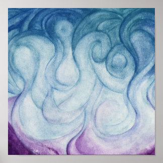 Spritsprit Burst-utskrift Poster