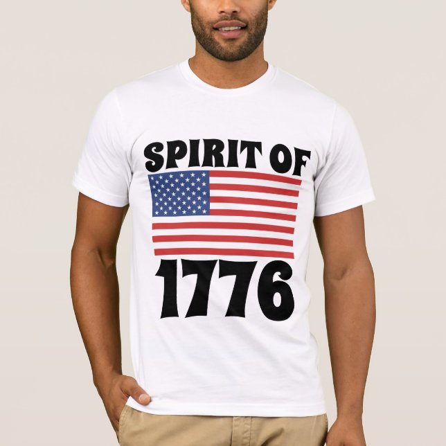 SPRITT AV 1776 Patriotic T-SHIRTS (Framsida)