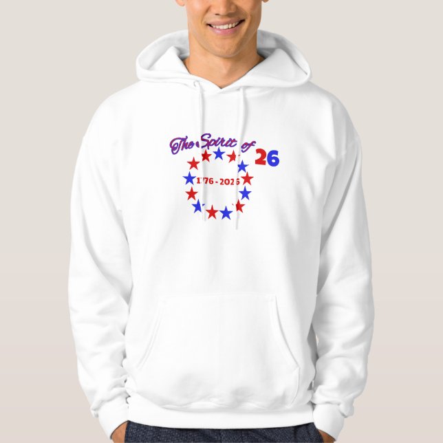 SPRITT AV DEN 26:1776-2026 HOODIE (Framsida)