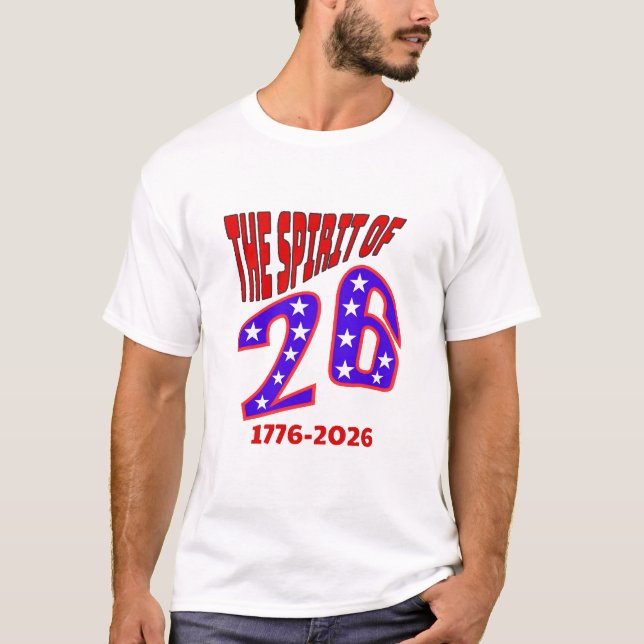 SPRITT AV DEN 26:1776-2026 T SHIRT (Framsida)