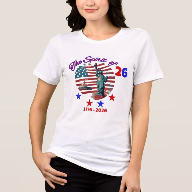 SPRITT AV DEN 26:1776-2026 T SHIRT (Framsida)