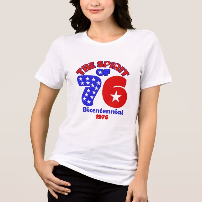 SPRITT AV DEN 76: BICENTENNIAL 1976 T SHIRT (Framsida)