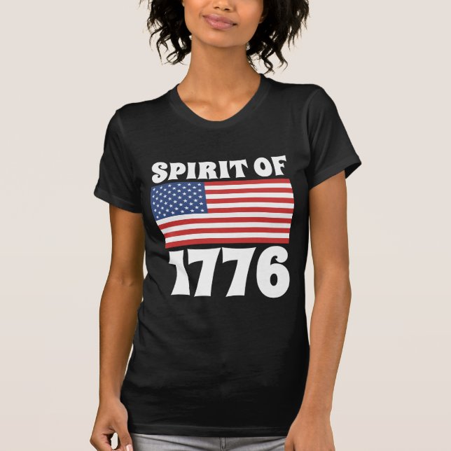 SPRITT MED 1776 PATRIOTISKA T-SHIRTS (Framsida)