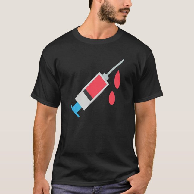 Spritvaccinering Kostym T Shirt (Framsida)