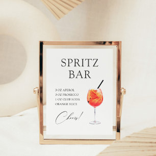 Spritz Cocktail Bar Recept Poster