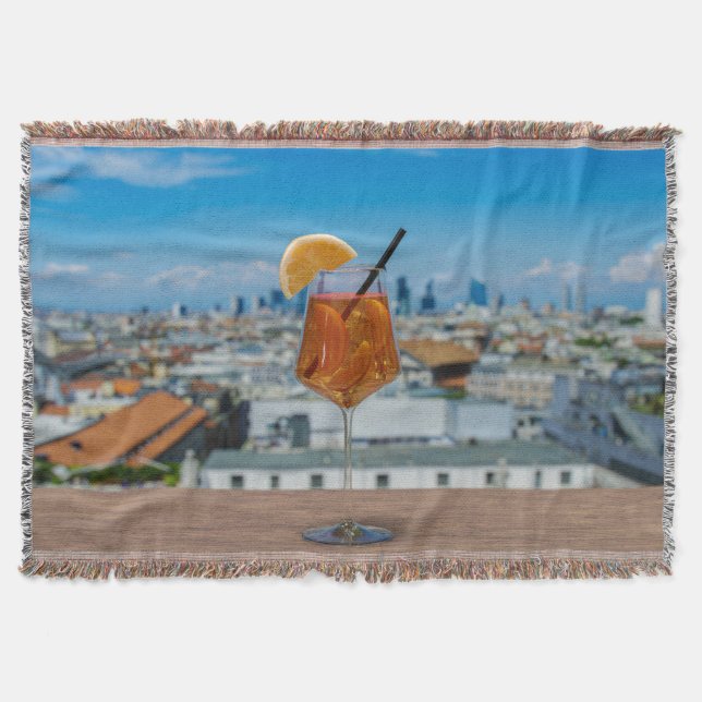 Spritz-cocktail på bord mot Milano Filt (Framsidan)