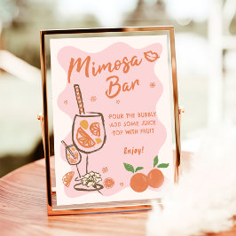Spritz Mimosa Pub Sign Poster