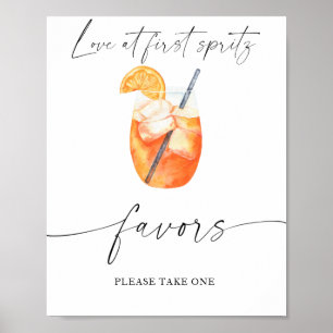 Spritz-möhippa - ta en tjänst poster