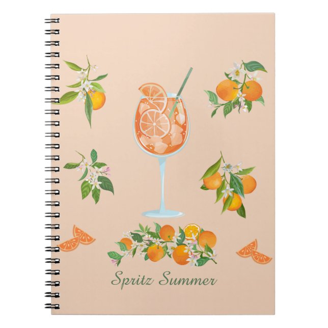 Spritz Sommarfödelsedag Anteckningsbok (Framsidan)