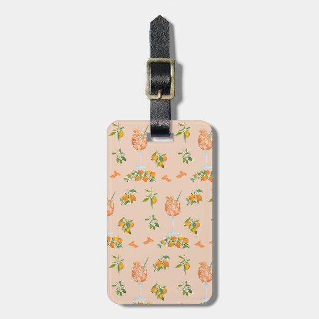 Spritz Sommarfödelsedag Bagagebricka (Vertikal Framsida)