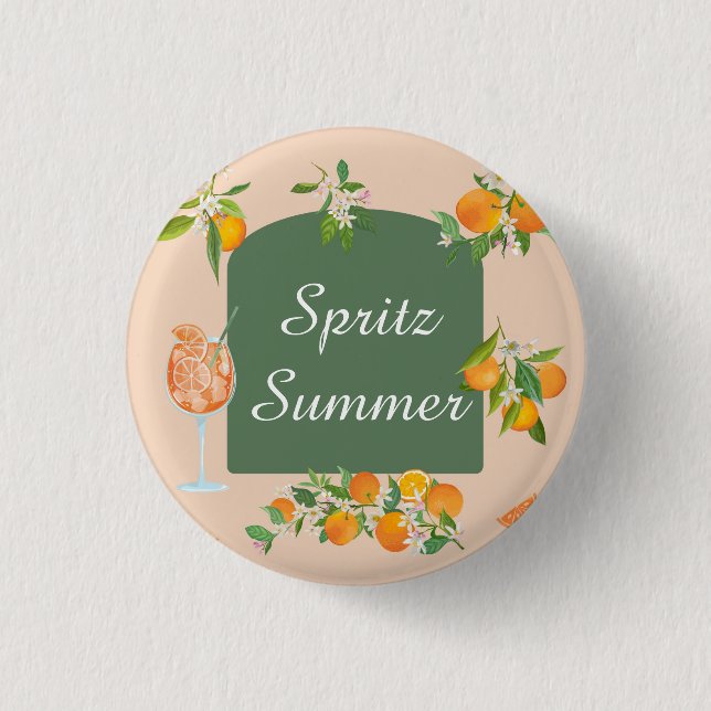 Spritz Sommarfödelsedag Knapp (Framsida)