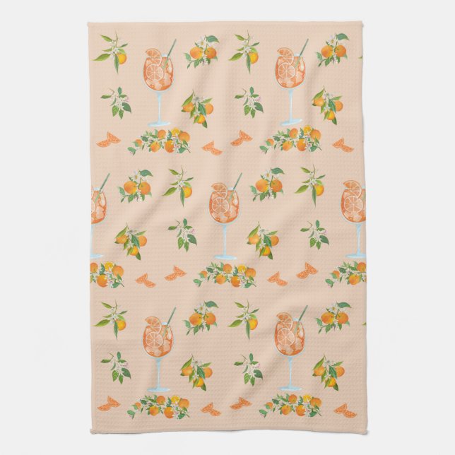 Spritz Sommarfödelsedag Kökshandduk (Vertikal)