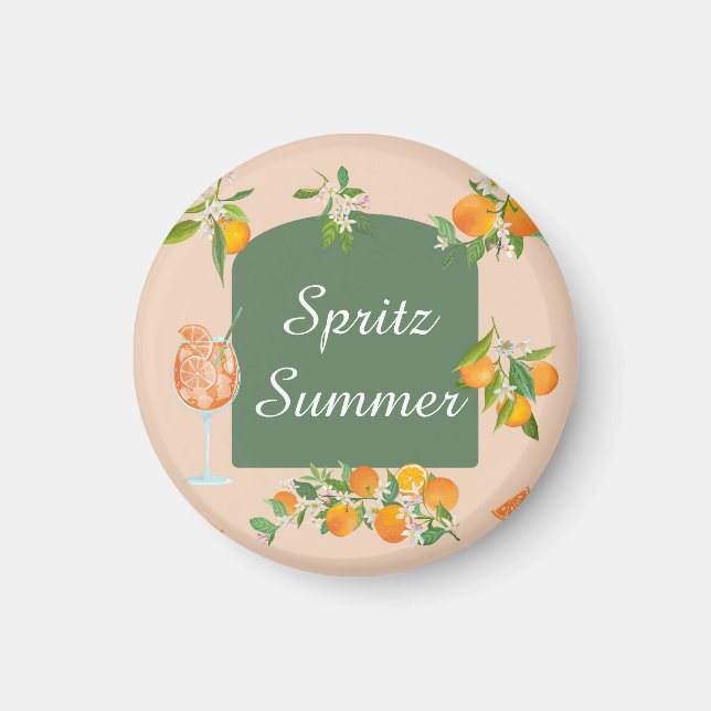 Spritz Sommarfödelsedag Magnet (Framsidan)