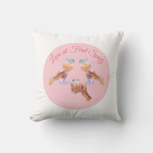 Spritz Squad | Aperol Bachelorette Party Theme Kudde (Framsida)