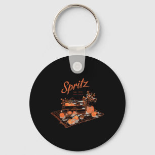 Spritz Veneto Italien Vintage Orangevin Tail Nyckelring