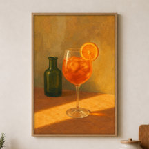 Spritz vid gyllene timmen Vattenfärgposter