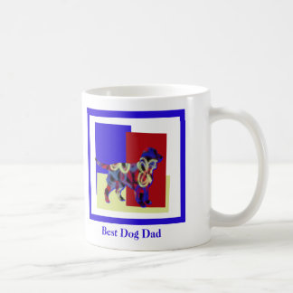 Sprocker Spain Hund Silhouette TRBY Far's Day Kaffemugg