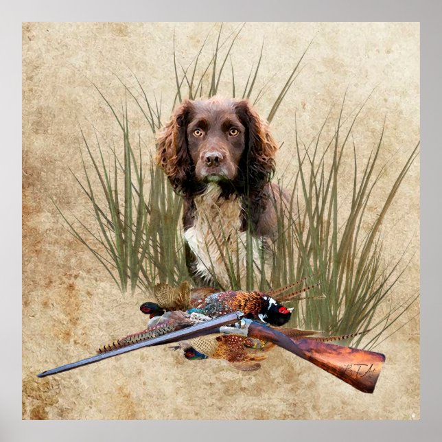 Sprocker Spain Tapestry Poster Triptych Acrylic (Framsidan)