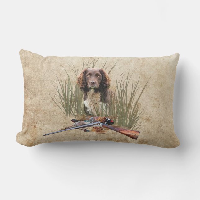Sprocker Spain Tapestry Poster Triptych Acrylic Lumbarkudde (Framsida)