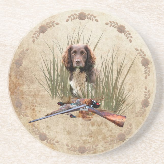 Sprocker Spain Tapestry Poster Triptych Acrylic Underlägg (Framsidan)
