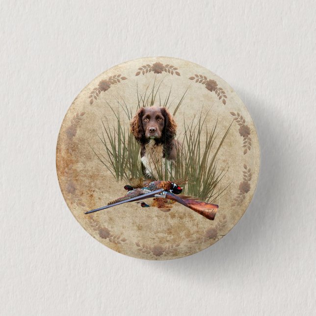 Sprocker Spaniel Gobeläng Poster Triptych Akryl  Knapp (Framsida)