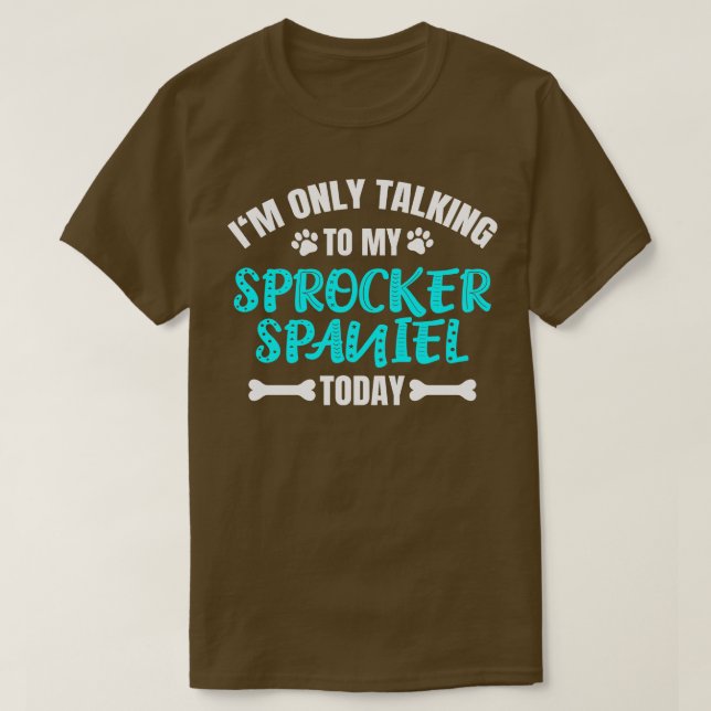 Sprocker Spanska 1 T Shirt (Design framsida)