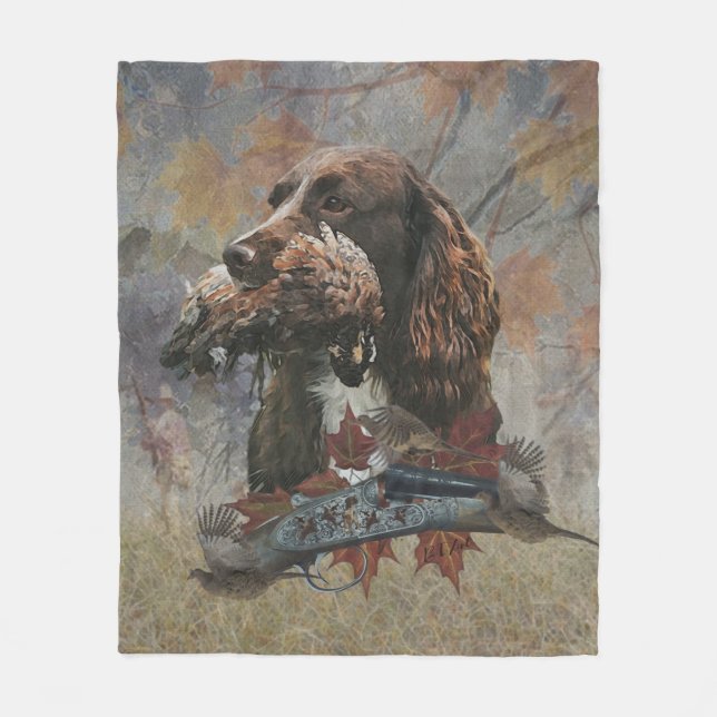 Sprockerspanelen, Gun hund art Fleecefilt (Framsidan)