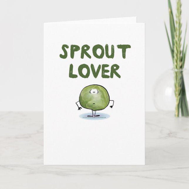 SPROUT ÄLSKARE HELGKORT (Framsida)