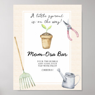 Sprout babydusch - Momosa pub Poster