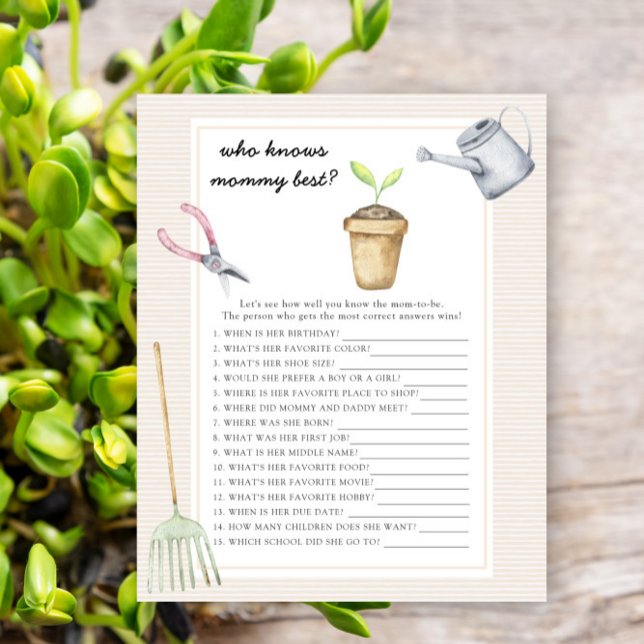 Sprout babydusch - Vem vet bäst mamma (Skapare uppladdad)