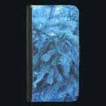Spruce grenar täckt med snö och frostkristaller plånboksfodral för samsung galaxy s5<br><div class="desc">Spruce grenar täckt med snö och frostkristaller på grisen nål. Frysta grissnören täcks med frostkristaller och nål. Vinter i en skog. Mycket kall vinterdag i skogen.. Träd i snöskogen är täckt med frostkristaller. Naturfotografi.</div>