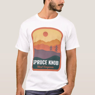 Spruce Knob Väster Virginia Sunset T Shirt