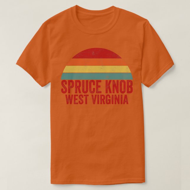 Spruce Knob Väster Virginia T Shirt (Design framsida)