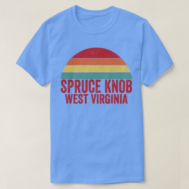 Spruce Knob Väster Virginia T Shirt (Design framsida)
