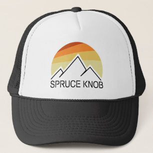 Spruce Knob West Virginia Retro Keps